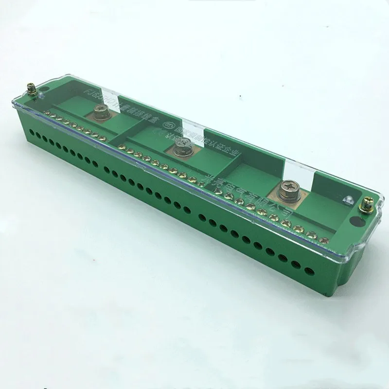 3-in 30-out Wiring Terminal Distribution Box High-Current Distribution Box Fj6 Three-Phase 30 Meter Household Junction Box
3-in 30-out Wiring Terminal Distribution Box High-Current Distribution Box Fj6 Three-Phase 30 Meter Household Junction Box