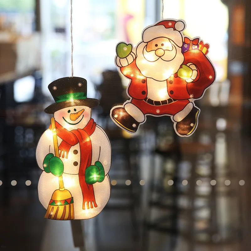 LED Santa Claus Suction Cup Window Hanging Lights Christmas Decorative Atmosphere Scene Decor Festive Decorative Lights
LED Santa Claus Suction Cup Window Hanging Lights Christmas Decorative Atmosphere Scene Decor Festive Decorative Lights