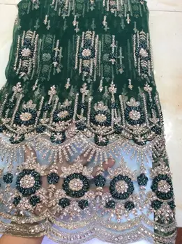 top quality beaded handmade French net lace fabric African mul ti color embroidery tulle lace fabric with beads for ladies dress
top quality beaded handmade French net lace fabric African mul ti color embroidery tulle lace fabric with beads for ladies dress