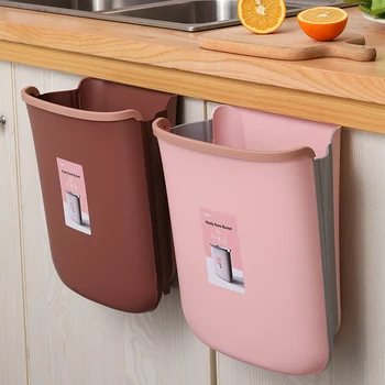 Hanging Trash Can Flodable Wall-Mounted Garbage Can for Kitchen Washbasin Car, Brown/White/Pink
Hanging Trash Can Flodable Wall-Mounted Garbage Can for Kitchen Washbasin Car, Brown/White/Pink