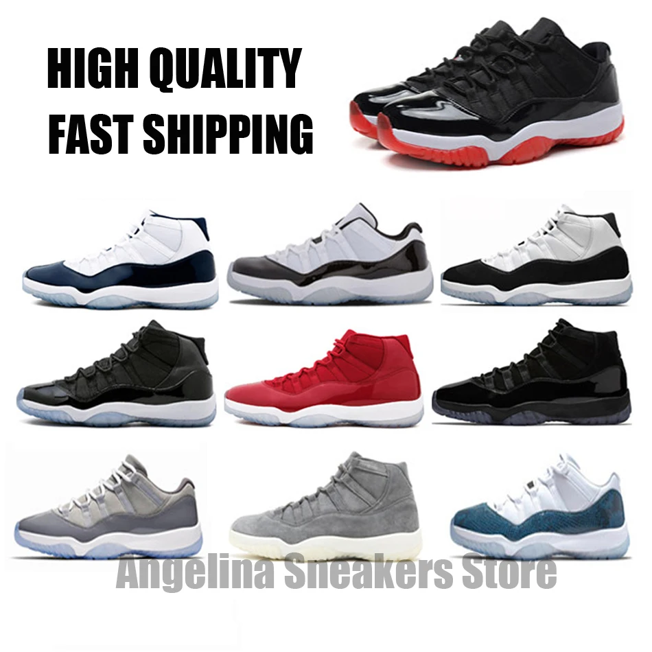 Air Jordans 11 11s New Bred Concords Jumpmans Basketball Shoes Metallic Silver Designer Retro Sneaker Trainers
Air Jordans 11 11s New Bred Concords Jumpmans Basketball Shoes Metallic Silver Designer Retro Sneaker Trainers