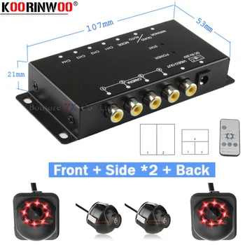 Koorinwoo Parking 4 Channel Box 360 Degree Car Dash Camera Side View Rear Camera Front Parking Assistance Conversion Line Mirror
Koorinwoo Parking 4 Channel Box 360 Degree Car Dash Camera Side View Rear Camera Front Parking Assistance Conversion Line Mirror