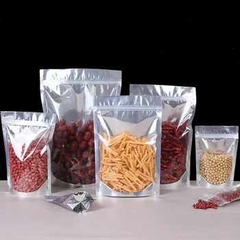 New Aluminum-plated self-proclaimed self-styled bag snack bag tea food packaging aluminum foil plastic bag dog food seal pocket
New Aluminum-plated self-proclaimed self-styled bag snack bag tea food packaging aluminum foil plastic bag dog food seal pocket