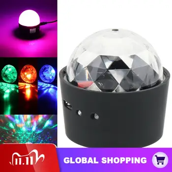 USB Mini Sound Activated LED Stage Light Crystal RGB Magic Ball Laser Projector Effect Christmas Decoration Disco Party Lights
USB Mini Sound Activated LED Stage Light Crystal RGB Magic Ball Laser Projector Effect Christmas Decoration Disco Party Lights