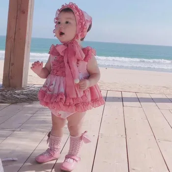 3 Pcs Spain Kids Cotton Princess Dress Turkey's Sweet Princess Lolita vtg Wedding Toddler Dress
3 Pcs Spain Kids Cotton Princess Dress Turkey's Sweet Princess Lolita vtg Wedding Toddler Dress