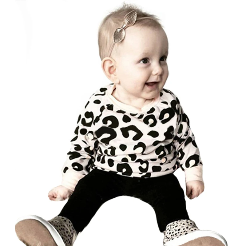Baby Girls Clothes Set Autumn Newborn Baby Girl Clothing Leopard Print Rompers Headband Pants 3PCS Outfits Set Infant Clothing
Baby Girls Clothes Set Autumn Newborn Baby Girl Clothing Leopard Print Rompers Headband Pants 3PCS Outfits Set Infant Clothing