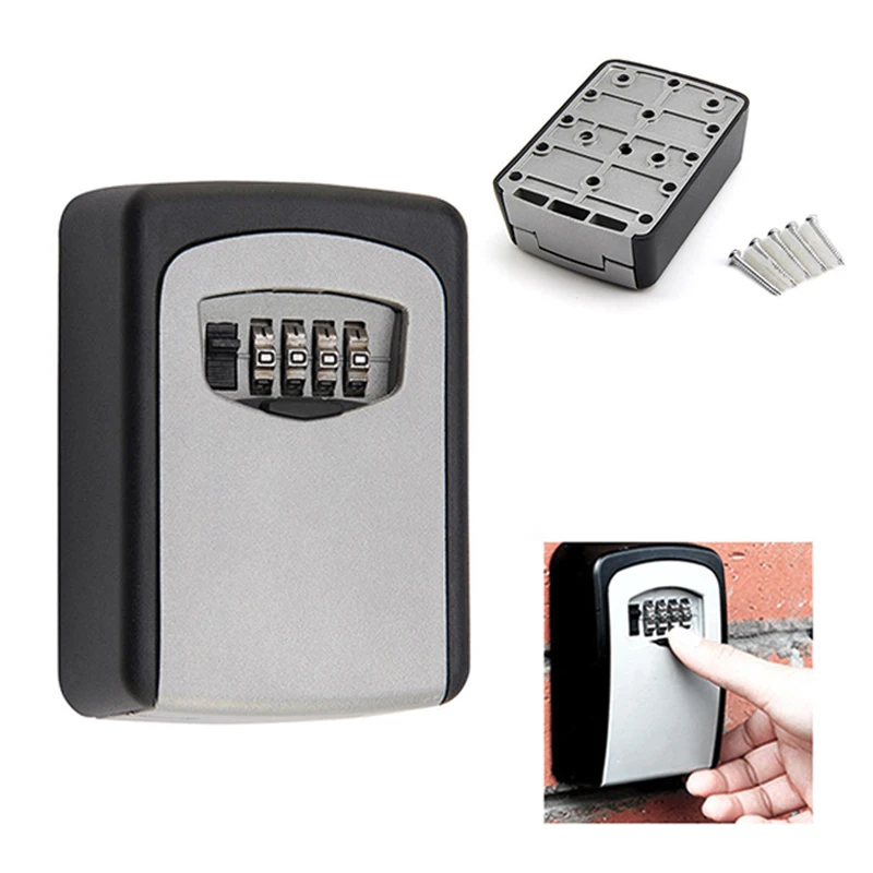 Popular 4-digit Password Outdoor Key Safe Box Alloy Keys Storage Boxes Padlock Key Security Organizer Wall Hanging Lock Storage
Popular 4-digit Password Outdoor Key Safe Box Alloy Keys Storage Boxes Padlock Key Security Organizer Wall Hanging Lock Storage