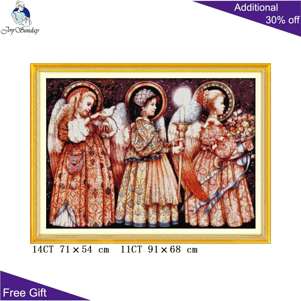 Joy Sunday Рождественский Ангел R582 14CT 11CT подсчитанный и отпечатанный домашний Декор рождественские Ангелы Вышивка Набор для вышивки крестиком
Joy Sunday Рождественский Ангел R582 14CT 11CT подсчитанный и отпечатанный домашний Декор рождественские Ангелы Вышивка Набор для вышивки крестиком
