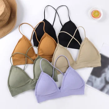 Women Thin Underwear Girl Knitting Thread Tube Top Without Steel Ring Beauty Back Strap Sports Bra
Women Thin Underwear Girl Knitting Thread Tube Top Without Steel Ring Beauty Back Strap Sports Bra