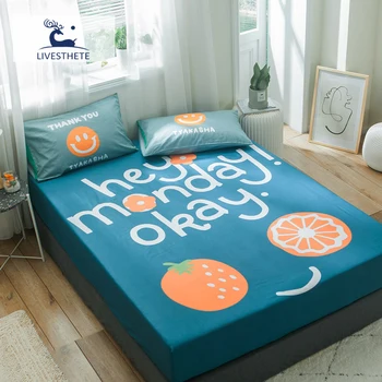 Liv-Esthete Fashion Blue Fitted Sheet 100% Cotton Mattress Cover Queen King Bed Sheet On Elastic Band Bed Linen For Women Men
Liv-Esthete Fashion Blue Fitted Sheet 100% Cotton Mattress Cover Queen King Bed Sheet On Elastic Band Bed Linen For Women Men