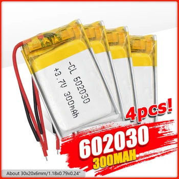 602030 battery Polymer Rechargeable batteries Lithium Battery 300mAh 3.7V Bluetooth MP3 Wireless Card Audio Recorder Li ion Cell
602030 battery Polymer Rechargeable batteries Lithium Battery 300mAh 3.7V Bluetooth MP3 Wireless Card Audio Recorder Li ion Cell