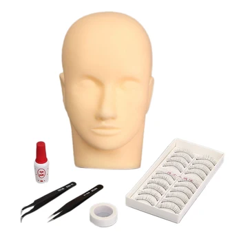 6Pcs/Set False Eye Lashes Practice Eyelash Mannequin with Makeup Mannequin Head Grafting Eyelash Tools Eyelashes Graft Practice
6Pcs/Set False Eye Lashes Practice Eyelash Mannequin with Makeup Mannequin Head Grafting Eyelash Tools Eyelashes Graft Practice