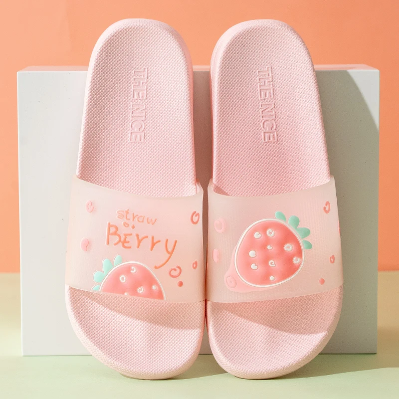 Фото Женские тапочки милые летние домашняя обувь для спальни Нескользящие с мягкой