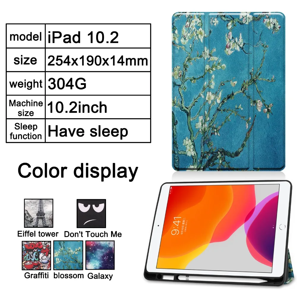 Funda De Cuero Con Tapa Para Ipad 10 2 19 Wake Sleep Funda Para Ipad Pro 10 2 Pulgadas Soporte Trasero Capa Fundas Stylus Fundas De Tablets Y Libros Electronicos Aliexpress