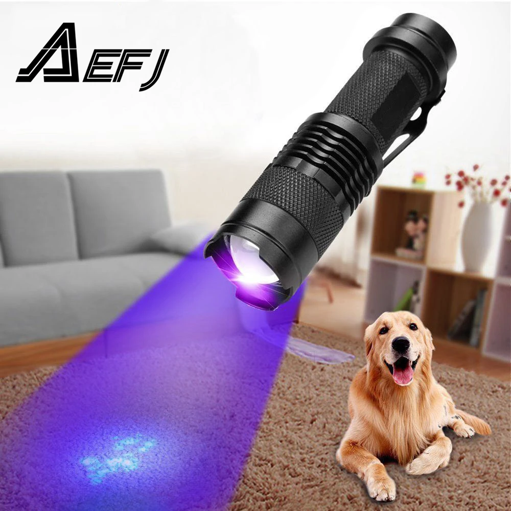Mini UV Black Light UV Flashlight Ultra Violet Light With Zoom Function Pet Urine Stains Detector Scorpion Use AA/14500 battery
Mini UV Black Light UV Flashlight Ultra Violet Light With Zoom Function Pet Urine Stains Detector Scorpion Use AA/14500 battery