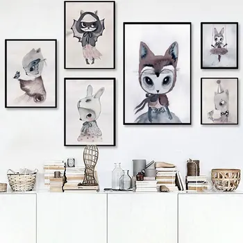 Modern Nordic Rabbit Girls Angel Wall Art Cartoon Canvas Painting Spray Color Art Poster Kids Baby Nursery Room Wall Murals
Modern Nordic Rabbit Girls Angel Wall Art Cartoon Canvas Painting Spray Color Art Poster Kids Baby Nursery Room Wall Murals
