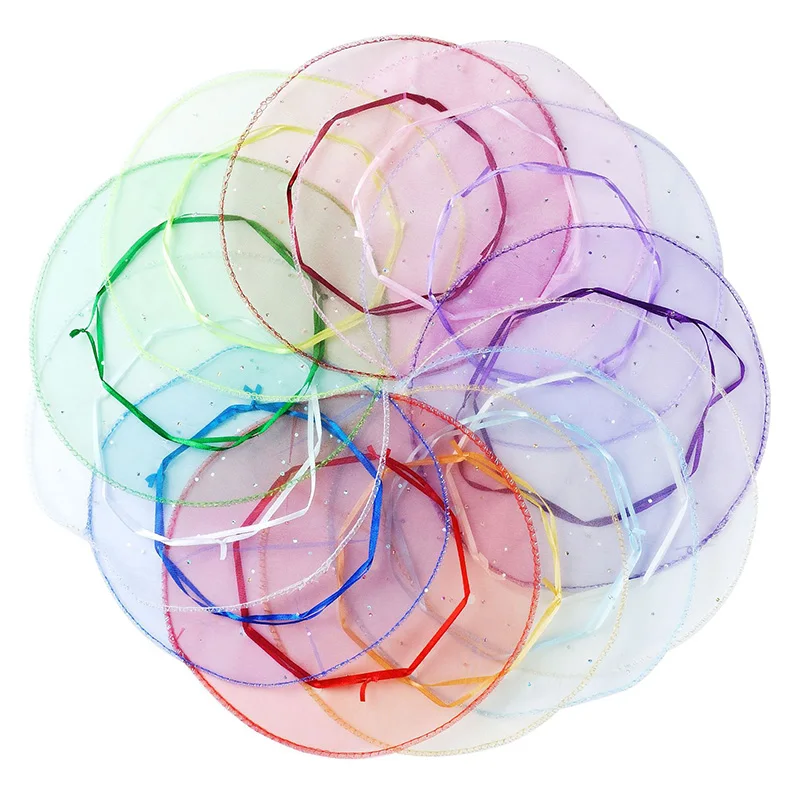 round organza bag