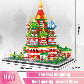 New Bricks World Architecture Vasile Assumption Cathedral Church 3D Modle Mini Small Blocks Diamond Building Children Toys 9918
New Bricks World Architecture Vasile Assumption Cathedral Church 3D Modle Mini Small Blocks Diamond Building Children Toys 9918