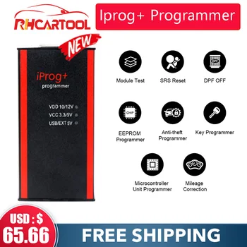 iPROG+ Iprog Programmer V84 Support 2019 Year 3in1 IMMO + Mileage Correction + Airbag Reset With K Line/CAN BUS/MB IR Adapters
iPROG+ Iprog Programmer V84 Support 2019 Year 3in1 IMMO + Mileage Correction + Airbag Reset With K Line/CAN BUS/MB IR Adapters