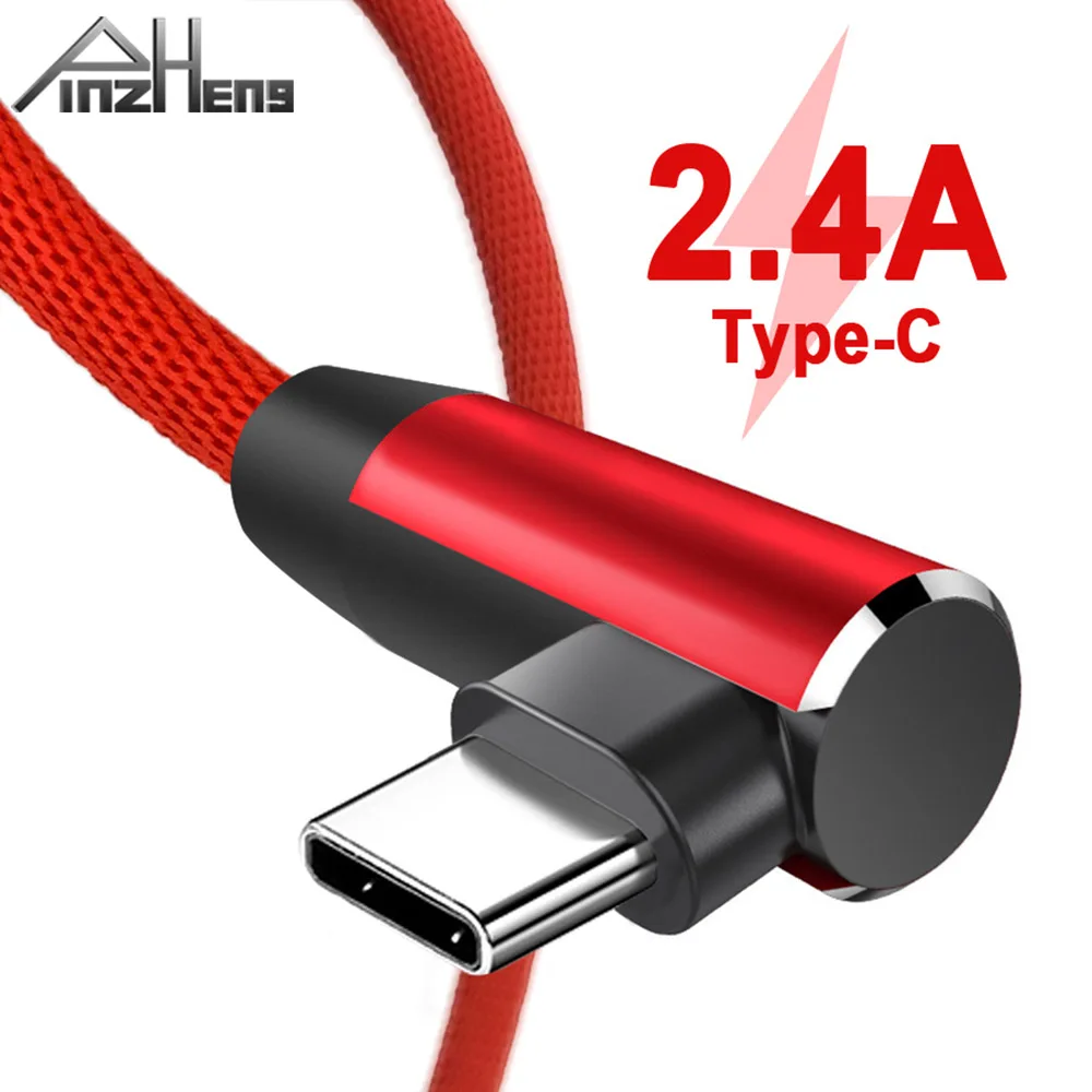 PINZHENG 90 Degree 1m USB Type C Cable Fast Charging Type-C Cables For Samsung Xiaomi Huawei Mobile Phone Charger USB Data Cable
PINZHENG 90 Degree 1m USB Type C Cable Fast Charging Type-C Cables For Samsung Xiaomi Huawei Mobile Phone Charger USB Data Cable