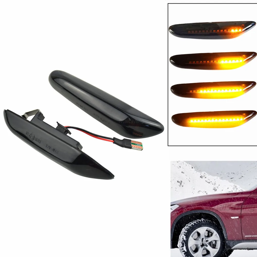 LED Dynamic Side Marker Sequential Blinker Turn Signal Light For BMW E60 E61 E90 E91 E87 E81 E83 E84 E88 E92 E93 E82 E46
LED Dynamic Side Marker Sequential Blinker Turn Signal Light For BMW E60 E61 E90 E91 E87 E81 E83 E84 E88 E92 E93 E82 E46