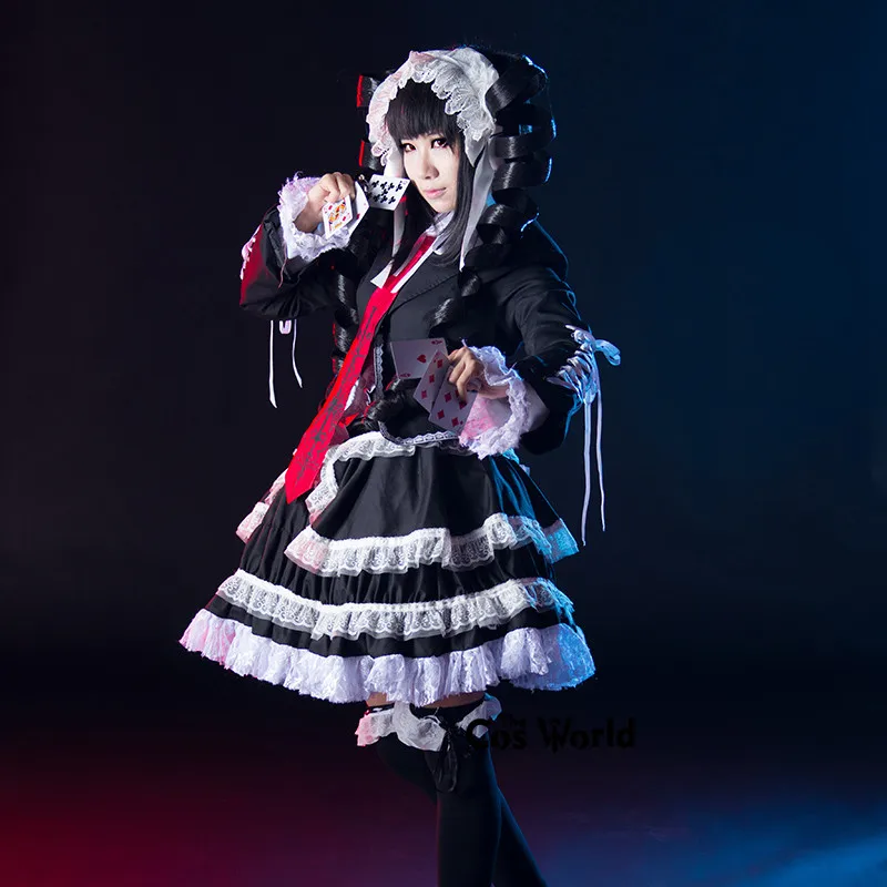 Danganronpa Yasuhiro Taeko Celestia Ludenberg платье униформа наряд игры костюмы для косплея| |