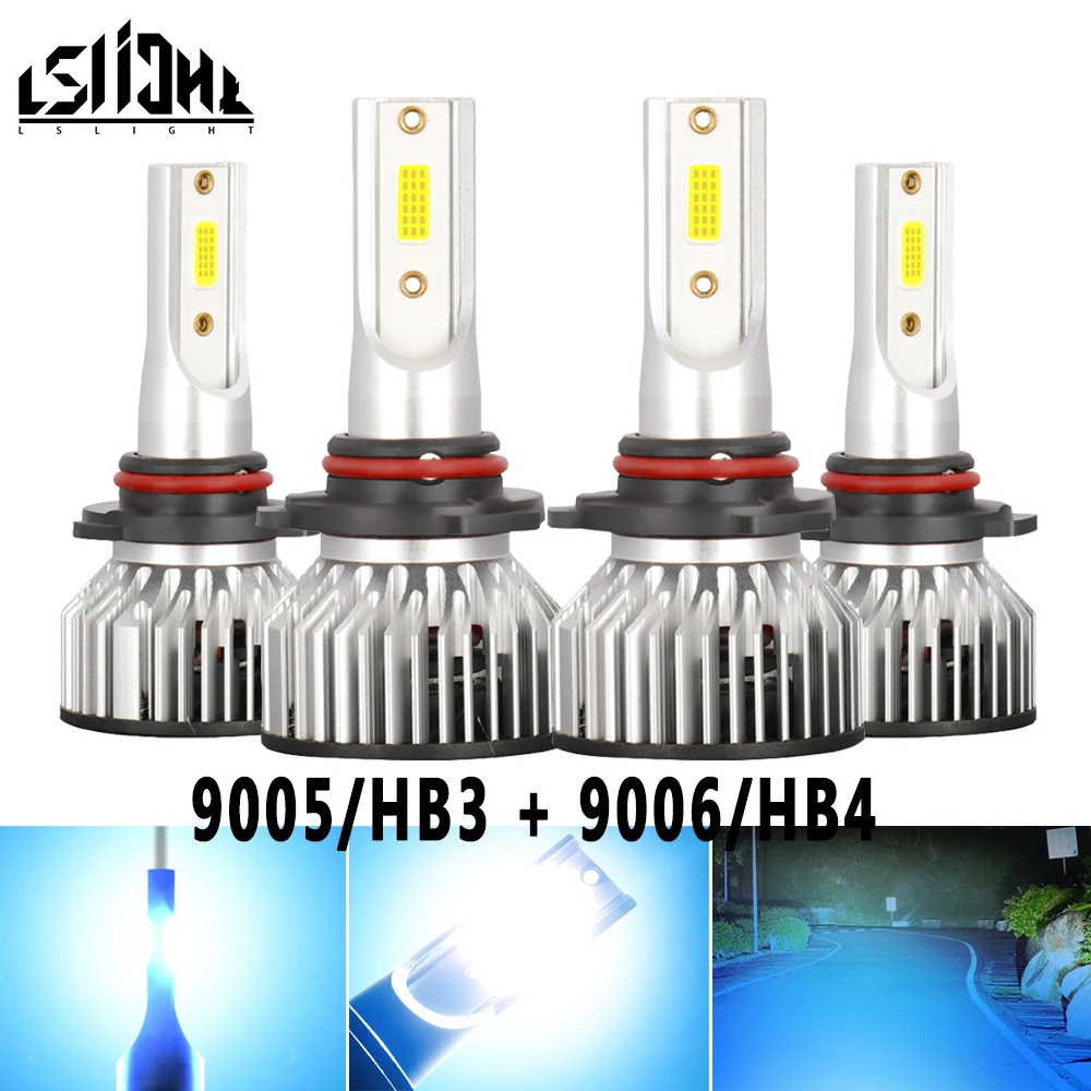 Комплект светодиодных ламп для фар 4x 9005/HB3 9006/HB4, сменные фары дальнего и ближнего света для автомобиля, 8000K, светло-голубой для Jeep Grand Cherokee 2005-2010
Комплект светодиодных ламп для фар 4x 9005/HB3 9006/HB4, сменные фары дальнего и ближнего света для автомобиля, 8000K, светло-голубой для Jeep Grand Cherokee 2005-2010