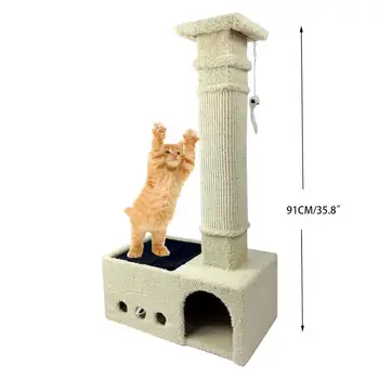 Cat Toy Scratching Condo Tree with Mouse Cashmere Material Big Cat Play Tree Hole Hiding Pet Toy Good Quality
Cat Toy Scratching Condo Tree with Mouse Cashmere Material Big Cat Play Tree Hole Hiding Pet Toy Good Quality