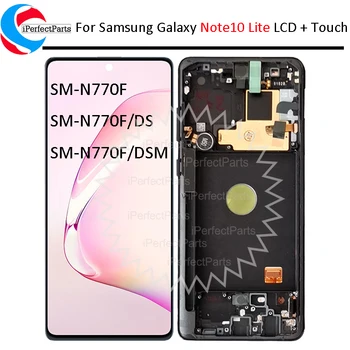 For Samsung Galaxy Note 10 lite Lcd N770F/DS N770F/DSM with Frame Display Touch Screen Digitizer For Samsung note10 lite Display
For Samsung Galaxy Note 10 lite Lcd N770F/DS N770F/DSM with Frame Display Touch Screen Digitizer For Samsung note10 lite Display