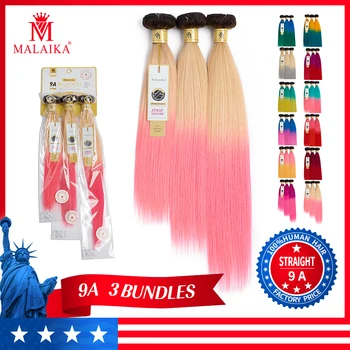 MALAIKA Brazilian Hair Weave Bundles Straight non Remy Hair 9A Gradient color 16 18 20 inch 100% Human Hair Bundles
MALAIKA Brazilian Hair Weave Bundles Straight non Remy Hair 9A Gradient color 16 18 20 inch 100% Human Hair Bundles