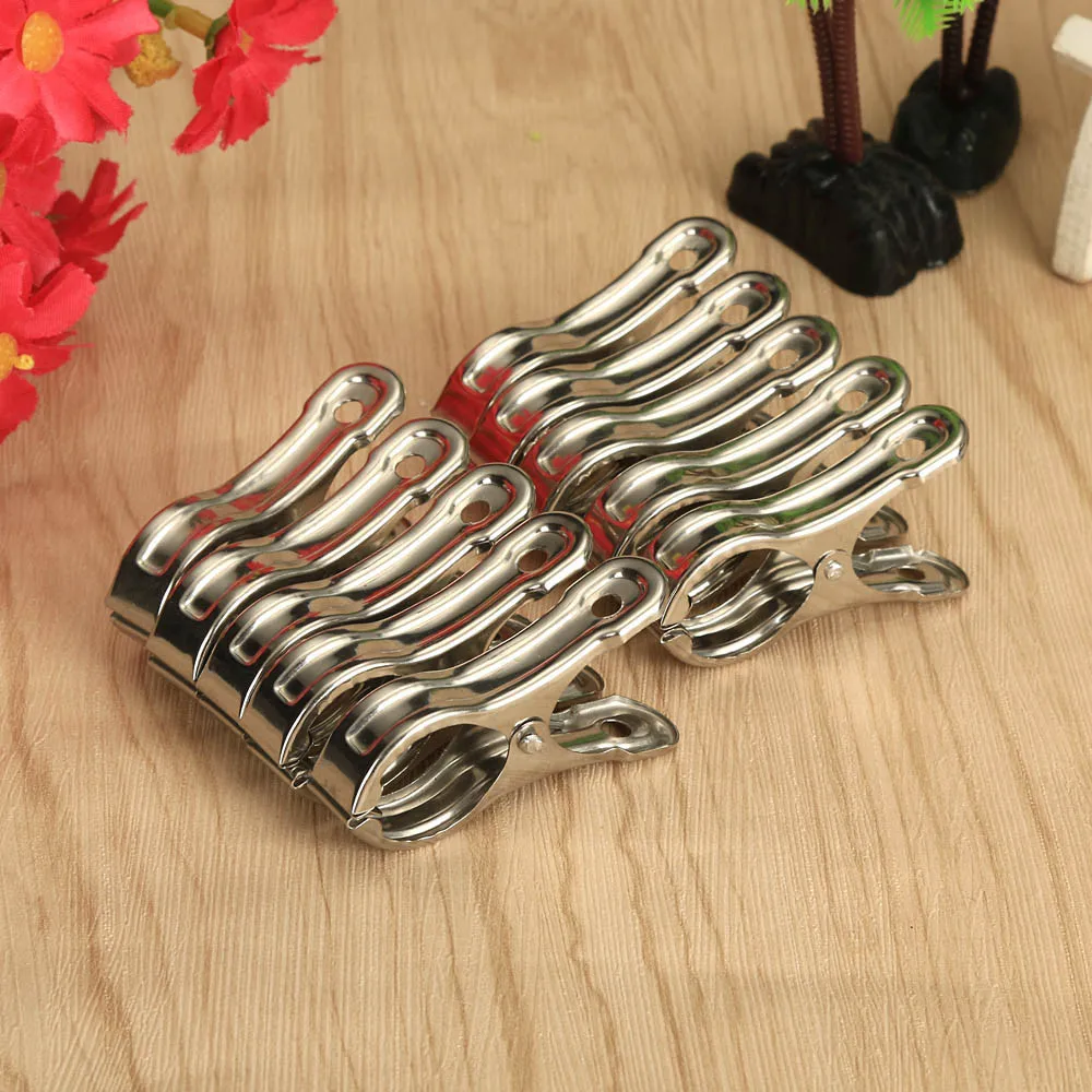 Clothes Peg 10PCS Outfit Stainless Steel Beach Towel Clips Keep Your Towel From Blowing Away Drop shipping Utility clothespins 
Clothes Peg 10PCS Outfit Stainless Steel Beach Towel Clips Keep Your Towel From Blowing Away Drop shipping Utility clothespins
