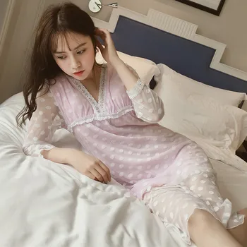 V-Neck Sleep Gown Womens Nightsuits Three Quarter Sleeve Pyjama Nightgown Lounge Dress Lady Nighties Summer Nightshirts Homewear
V-Neck Sleep Gown Womens Nightsuits Three Quarter Sleeve Pyjama Nightgown Lounge Dress Lady Nighties Summer Nightshirts Homewear