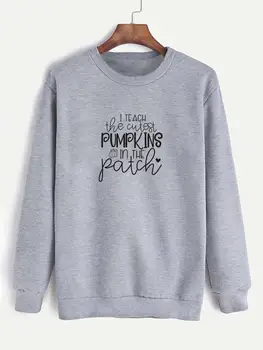 Sweatshirt I Teach The Cutest Pumpkins In The Patch Printed New Arrival Women's Funny Long Sleeve Casual Tops halloween shirt
Sweatshirt I Teach The Cutest Pumpkins In The Patch Printed New Arrival Women's Funny Long Sleeve Casual Tops halloween shirt