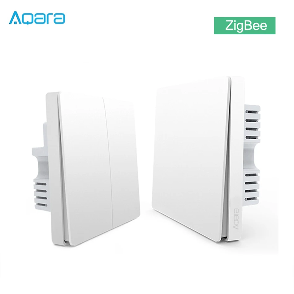 Aqara Light Switch ZigBee No Neutral Version Single Double Key Button Smart Home for MiHome APP MIJIA Gateway Hub Upgrade
Aqara Light Switch ZigBee No Neutral Version Single Double Key Button Smart Home for MiHome APP MIJIA Gateway Hub Upgrade
