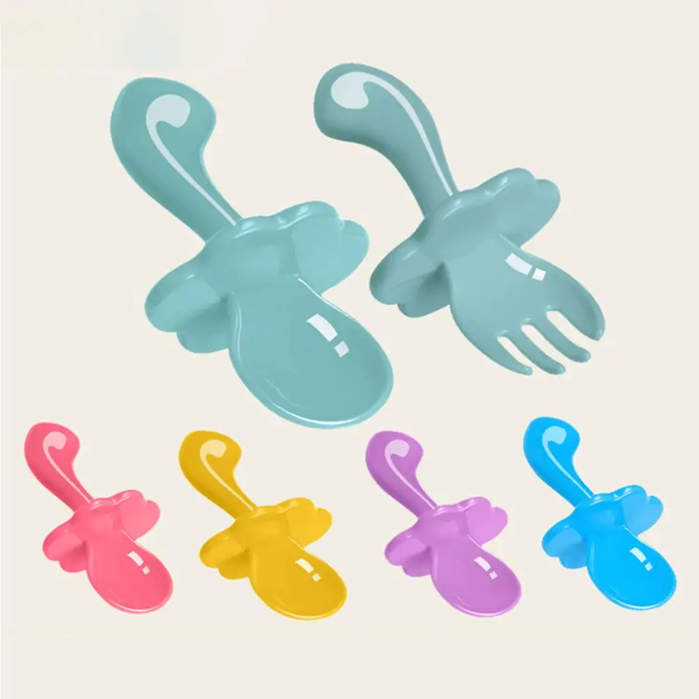 2Pcs Baby Cartoon Soft Feeding Spoon Baby Spoon Safety Tableware Infant Learning Spoons Baby Eat Training Spoon And Fork Set
2Pcs Baby Cartoon Soft Feeding Spoon Baby Spoon Safety Tableware Infant Learning Spoons Baby Eat Training Spoon And Fork Set