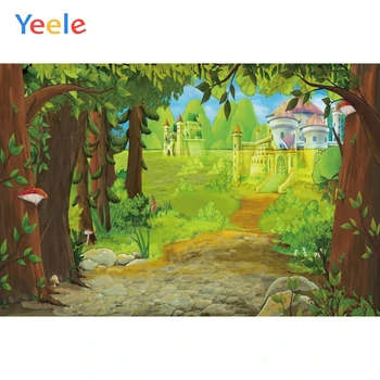 Yeele Birthday Photocall Cartoon Forest Castle Lawn Photography Backdrops Personalized Photographic Backgrounds For Photo Studio 
Yeele Birthday Photocall Cartoon Forest Castle Lawn Photography Backdrops Personalized Photographic Backgrounds For Photo Studio