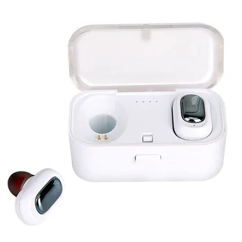 IG-L1 Bluetooth Headset Tws Wireless Earphones 3D Stereo Sound Waterproof Earbuds Built-In Mic with Charging Box,White
IG-L1 Bluetooth Headset Tws Wireless Earphones 3D Stereo Sound Waterproof Earbuds Built-In Mic with Charging Box,White