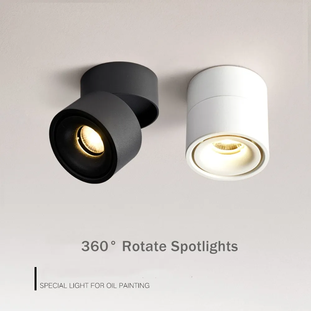 Nordic spot light Surface Mounted Ceiling Led Downlight Foldable 360 Degree Rotatable Spot Led Ceiling Lamp For Indoor lighting
Nordic spot light Surface Mounted Ceiling Led Downlight Foldable 360 Degree Rotatable Spot Led Ceiling Lamp For Indoor lighting