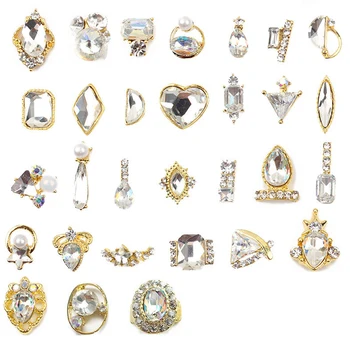 30 kinds style crystal strass nail art stones alloy 3d decor sparkle nail charms rhinestones for designer jewelry accessories
30 kinds style crystal strass nail art stones alloy 3d decor sparkle nail charms rhinestones for designer jewelry accessories