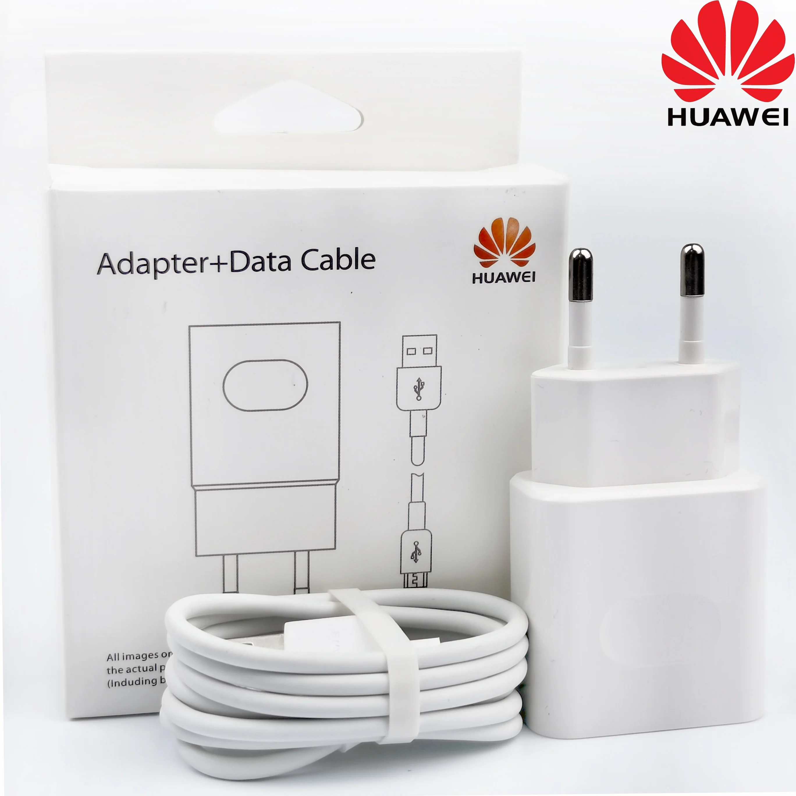 Смарт зарядное устройство Huawei P QC2.0 быстрое путешествие ЕС 18 Вт микро usb кабель