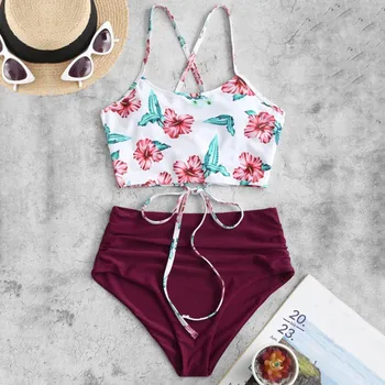High Waist Bikini 2020 Swimwear Women Swimsuit Push Up Bikinis Women Biquini Flower Print Swimsuit Female Beachwear Bathing Suit
High Waist Bikini 2020 Swimwear Women Swimsuit Push Up Bikinis Women Biquini Flower Print Swimsuit Female Beachwear Bathing Suit