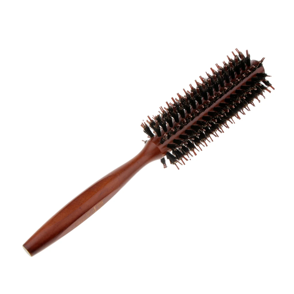 Twill/Straight Teeth Curly Hair Brush Comb Round Anti-static Wooden Bristles Twill/Straight Teeth Curly Hair Brush Comb Round Anti-static Wooden Bristles