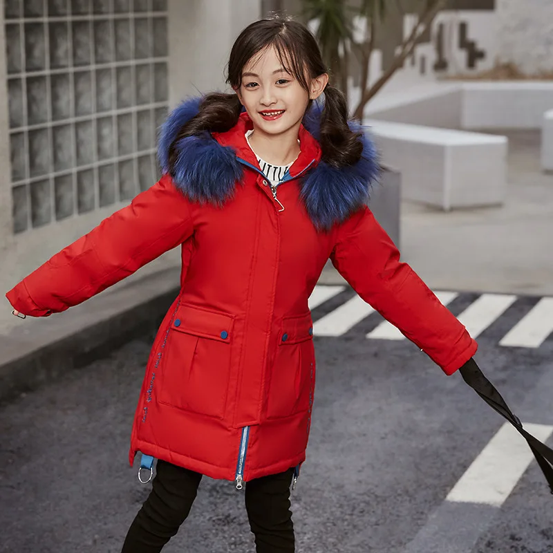 Thick Warm Down Jacket For Girls 2019 New Fashion Winter Children 6-14 Year Coat Clothing Boys Hooded Down Outerwear -30 Degree
Thick Warm Down Jacket For Girls 2019 New Fashion Winter Children 6-14 Year Coat Clothing Boys Hooded Down Outerwear -30 Degree