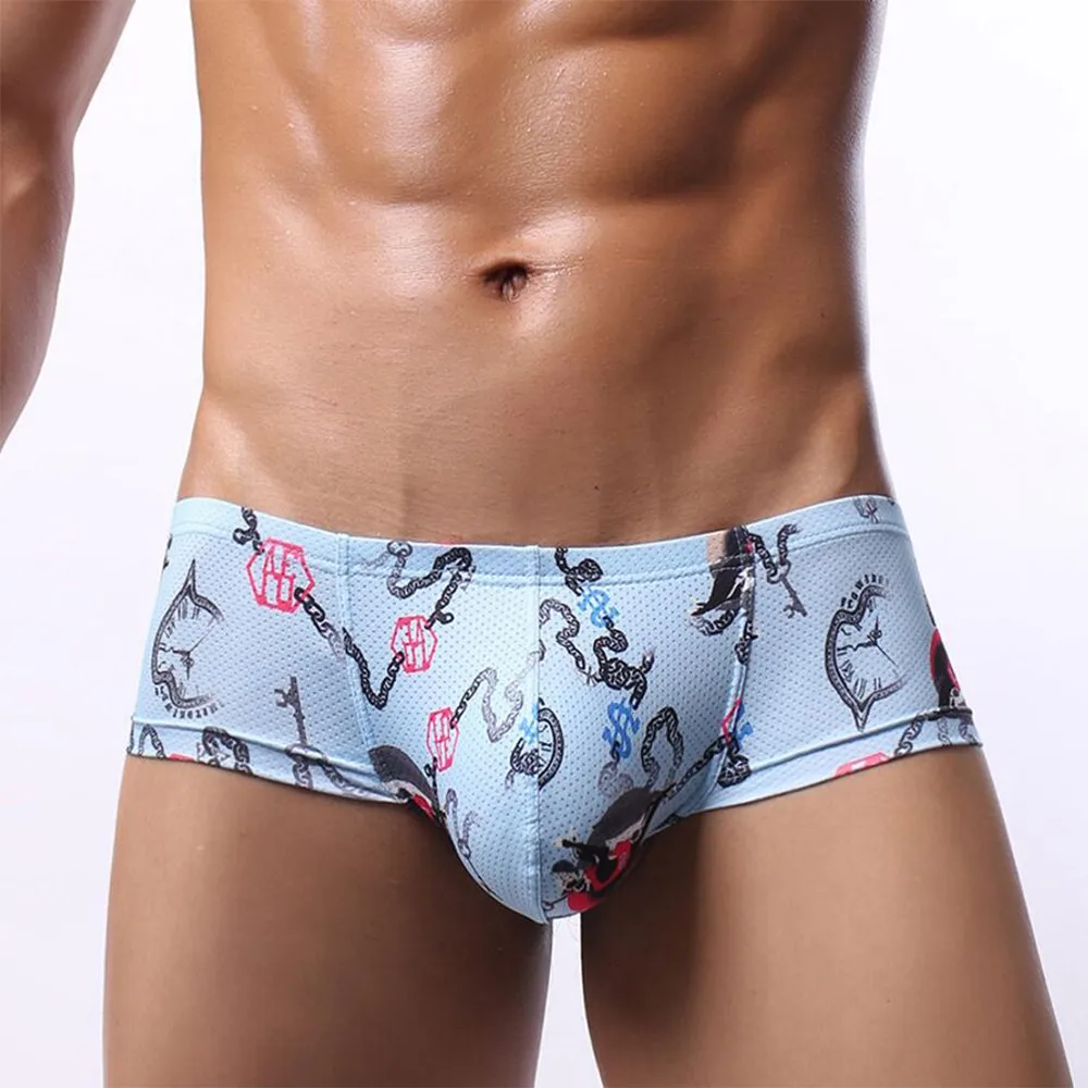 Bulge Pouch Boxer Man's Print Underwear Sexy Low Rise Trunks Underpants Boxershorts Soft Comfortable Boxer Briefs Underwear A50
Bulge Pouch Boxer Man's Print Underwear Sexy Low Rise Trunks Underpants Boxershorts Soft Comfortable Boxer Briefs Underwear A50