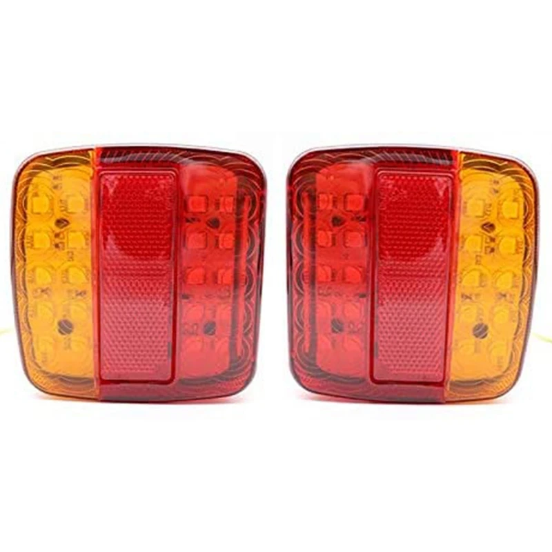 2Pcs 12V Trailer Truck Caravan 26LED Taillight Tail Light Turn Signal Indicator Brake Stop Lamp Number Plate Light
2Pcs 12V Trailer Truck Caravan 26LED Taillight Tail Light Turn Signal Indicator Brake Stop Lamp Number Plate Light