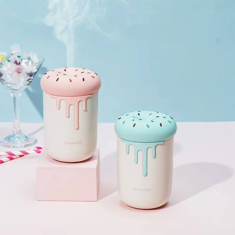 250ml Lovely Donut Air Humidifier USB Aromatherapy Diffuser with Romantic LED Lamp Ultrasonic Mini Car Water Mist Maker Atomizer
250ml Lovely Donut Air Humidifier USB Aromatherapy Diffuser with Romantic LED Lamp Ultrasonic Mini Car Water Mist Maker Atomizer