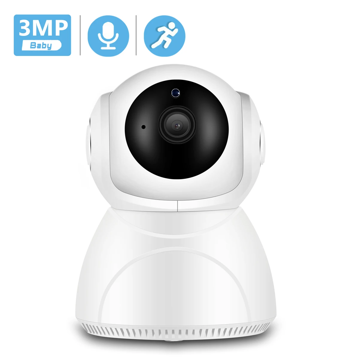 BESDER 1080P 3MP Wifi Camera IP Auto Tracking IR Night Vision Home Security IP Camera Indoor Mini Audio Baby Monitor CCTV Camera
BESDER 1080P 3MP Wifi Camera IP Auto Tracking IR Night Vision Home Security IP Camera Indoor Mini Audio Baby Monitor CCTV Camera