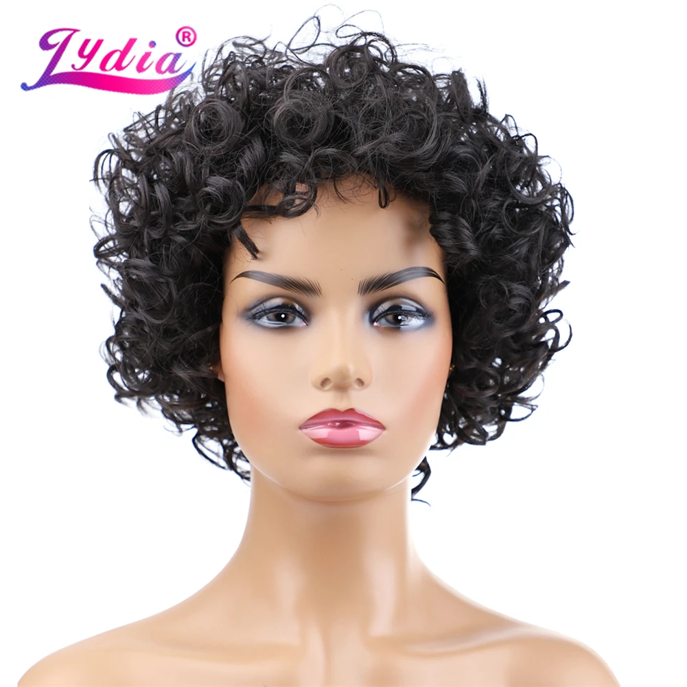 Lydia Synthetic Wigs For Black Women None-lace Short Curl High Temperature Fiber Heat Resistant Natural Black American Wig
Lydia Synthetic Wigs For Black Women None-lace Short Curl High Temperature Fiber Heat Resistant Natural Black American Wig