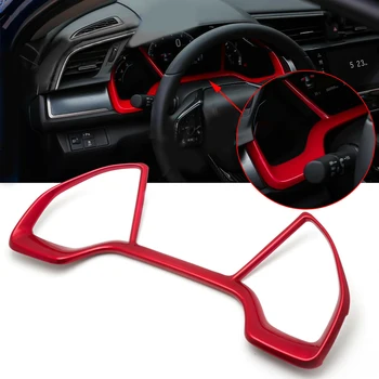 1PC Red Car Instrument Panel Cover Dashboard Trim Frame Fits For Honda CIVIC 2016 2017 Decorate Car Styling Accessories
1PC Red Car Instrument Panel Cover Dashboard Trim Frame Fits For Honda CIVIC 2016 2017 Decorate Car Styling Accessories