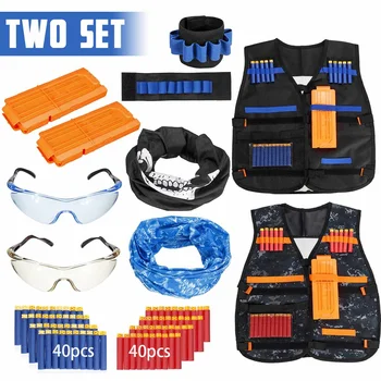 2 Sets Adjustable Children Kids Tactical Vest Jacket Waistcoat Holder Toy Masks Glasses Suit Outdoor Recration Game 
2 Sets Adjustable Children Kids Tactical Vest Jacket Waistcoat Holder Toy Masks Glasses Suit Outdoor Recration Game